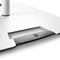 GRAVITY LS 431 W Statyw oświetleniowy z kwadratową podstawą ciężki, biały