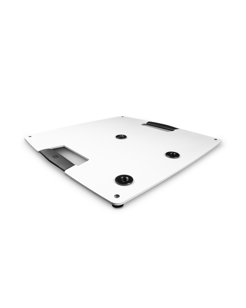 GRAVITY LS 431 W Statyw oświetleniowy z kwadratową podstawą ciężki, biały