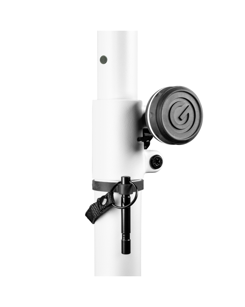 GRAVITY LS 431 W Statyw oświetleniowy z kwadratową podstawą ciężki, biały