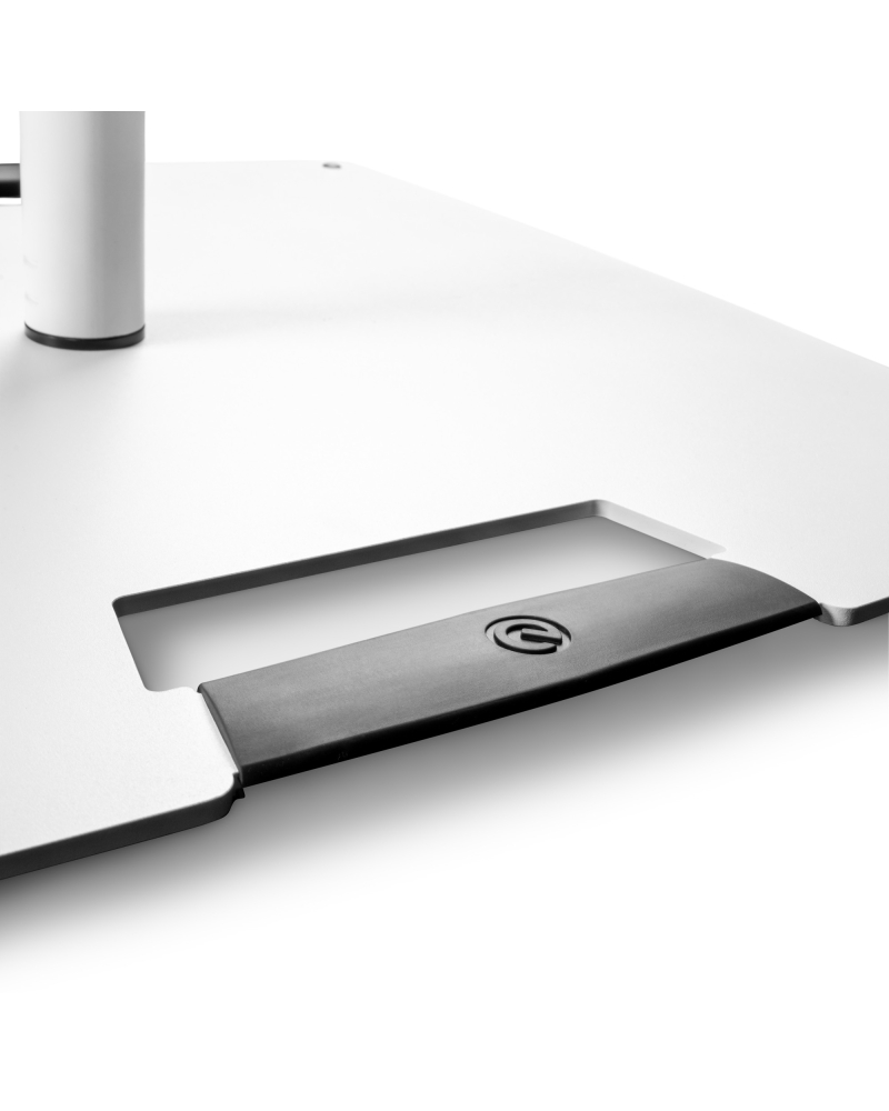 GRAVITY LS 431 W Statyw oświetleniowy z kwadratową podstawą ciężki, biały