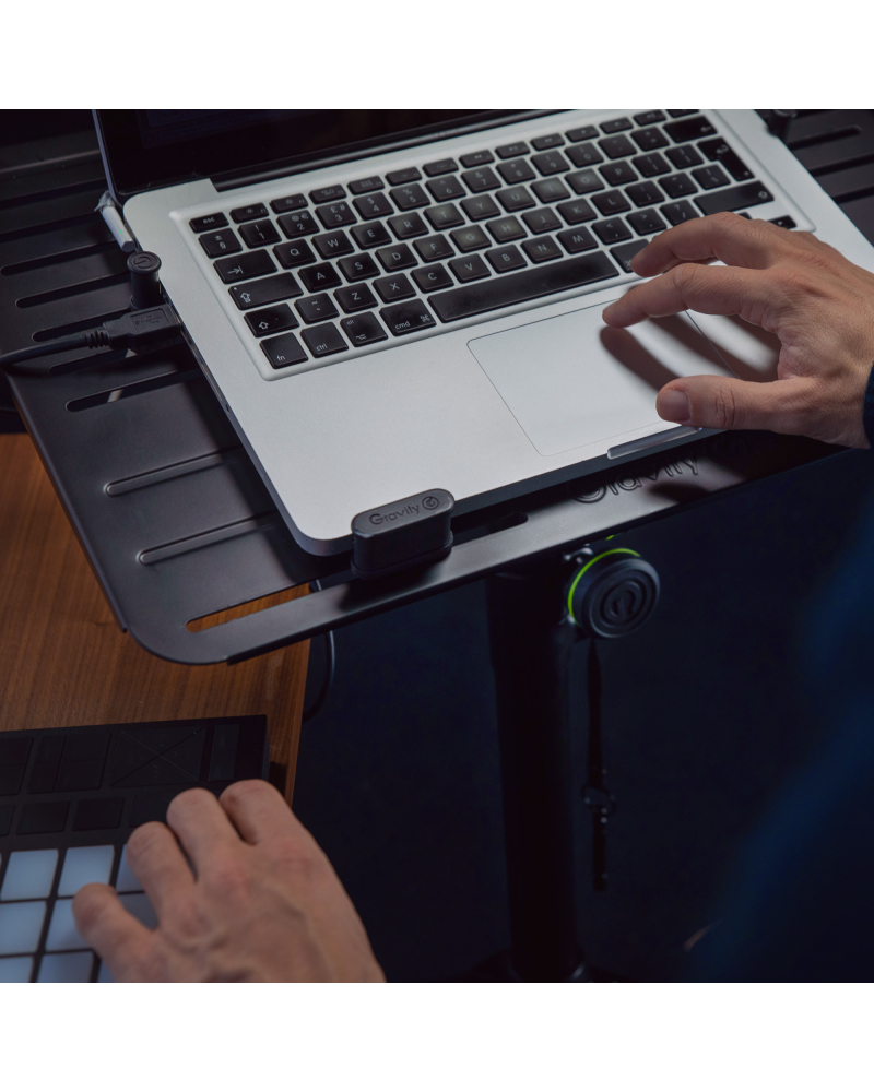 Gravity LTS T 01 Statyw do laptopa z regulowanym systemem mocowania