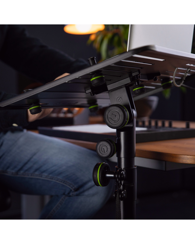 Gravity LTS T 01 Statyw do laptopa z regulowanym systemem mocowania