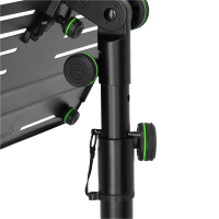 Gravity LTS T 02 B Uniwersalny statyw pod laptopa z regulowanymi kołkami mocującymi i stalową podstawą, czarny