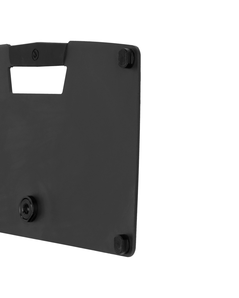 Gravity LTS T 02 B Uniwersalny statyw pod laptopa z regulowanymi kołkami mocującymi i stalową podstawą, czarny