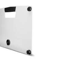 Gravity LTS T 02 W Uniwersalny statyw pod laptopa z regulowanymi kołkami mocującymi i stalową podstawą, biały