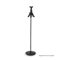 Gravity MA T TH 02 SET 2 Uchwyt na tablet i obsługiwany jedną ręką statyw mikrofonowy z okrągłą podstawą serii Traveler
