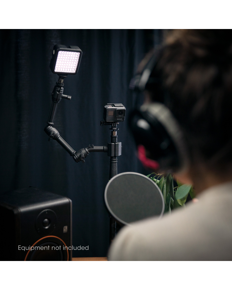 Gravity MS 0200 SET1 Tyczka mikrofonowa do montażu na stole z zaciskiem stołowym i wysięgnikiem