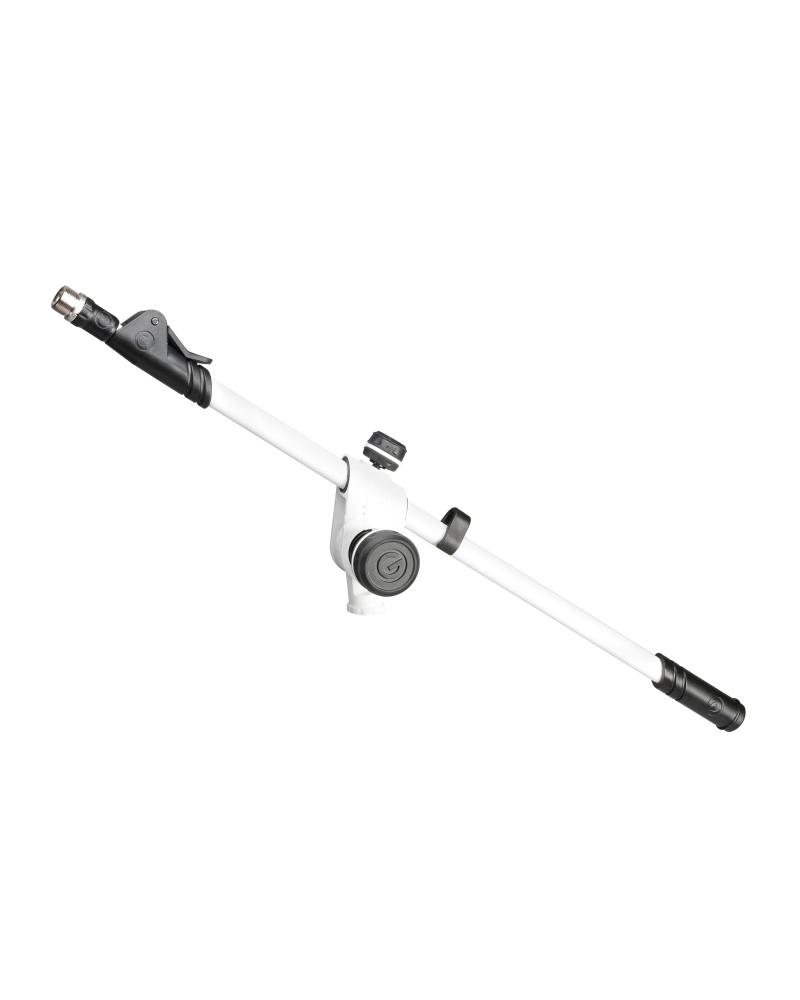 Gravity MS W 22 Wysuwany wysięgnik mikrofonowy z 2-punktową regulacją, biały