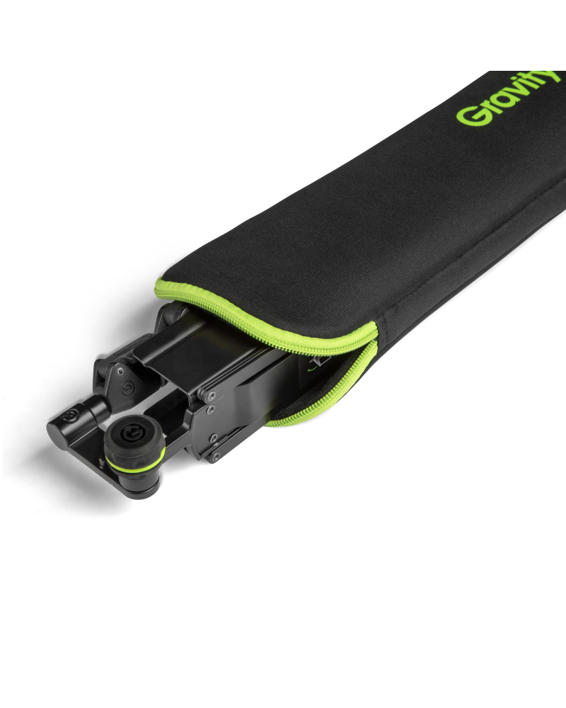 Gravity NS 441 B Kompaktowy składany stojak na nuty z torbą do przenoszenia, czarny