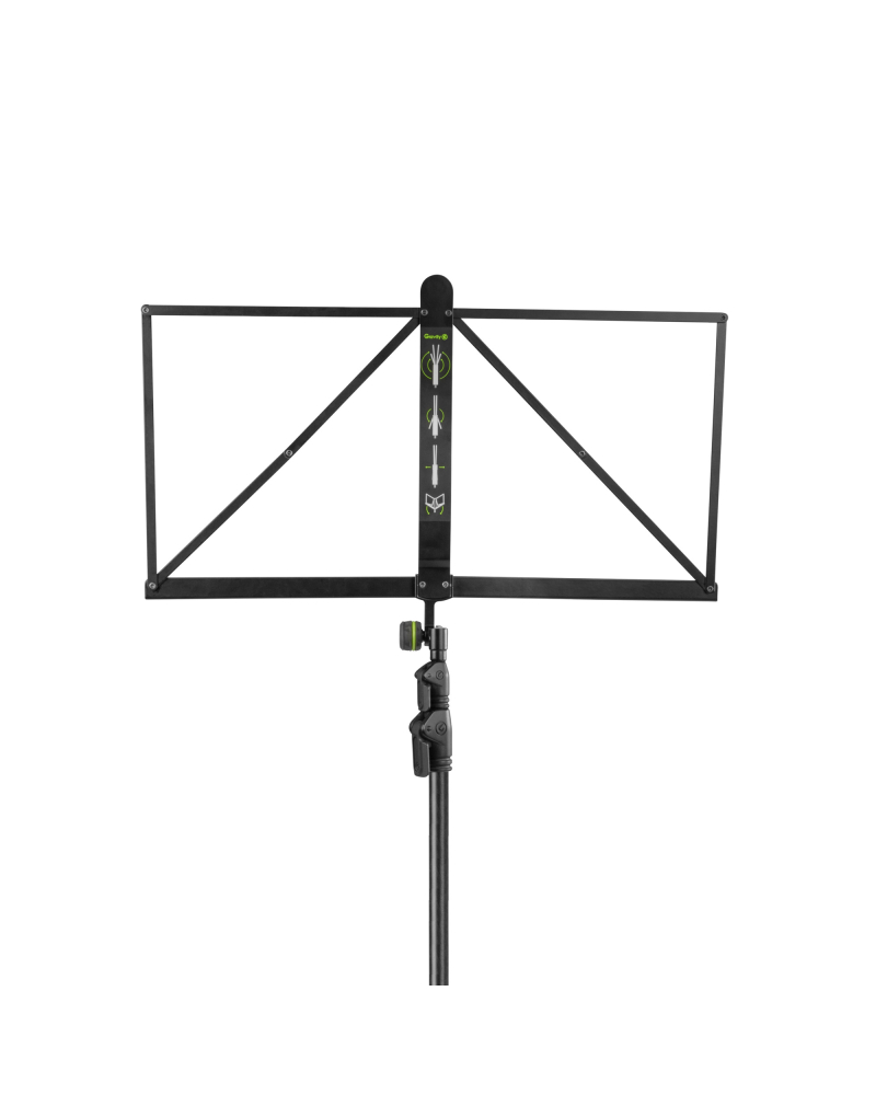 Gravity NS 441 B Kompaktowy składany stojak na nuty z torbą do przenoszenia, czarny