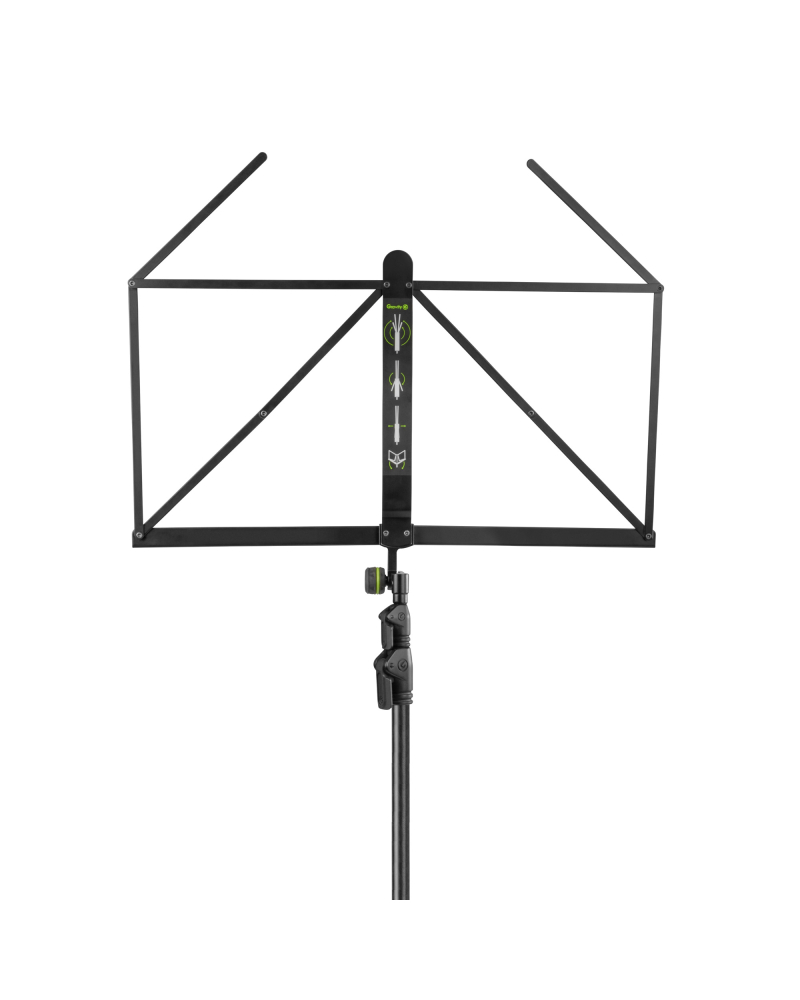 Gravity NS 441 B Kompaktowy składany stojak na nuty z torbą do przenoszenia, czarny