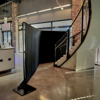 Gravity PAD SET 2 System rurowych kurtynowych zasłon, w tym. kurtyna