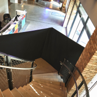 Gravity PAD SET 2 System rurowych kurtynowych zasłon, w tym. kurtyna