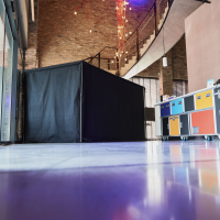 Gravity PAD SET 2 System rurowych kurtynowych zasłon, w tym. kurtyna