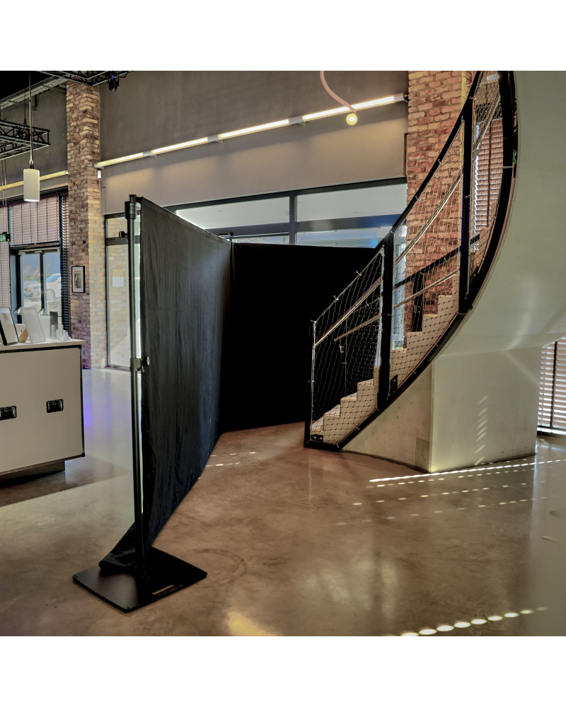 Gravity PAD T Poziomy drążek teleskopowy do systemu kurtyn rurowych i zasłonowych