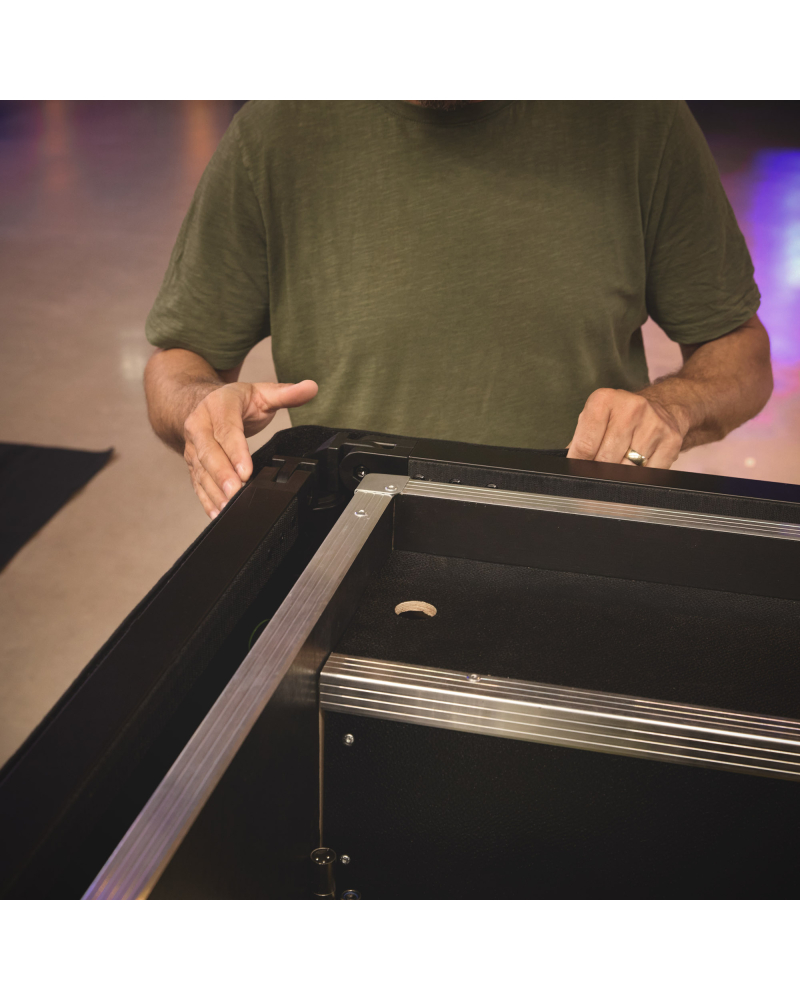 Gravity PAD T M Średniej długości poziomy drążek teleskopowy do systemu kurtyn rurowych i zasłonowych