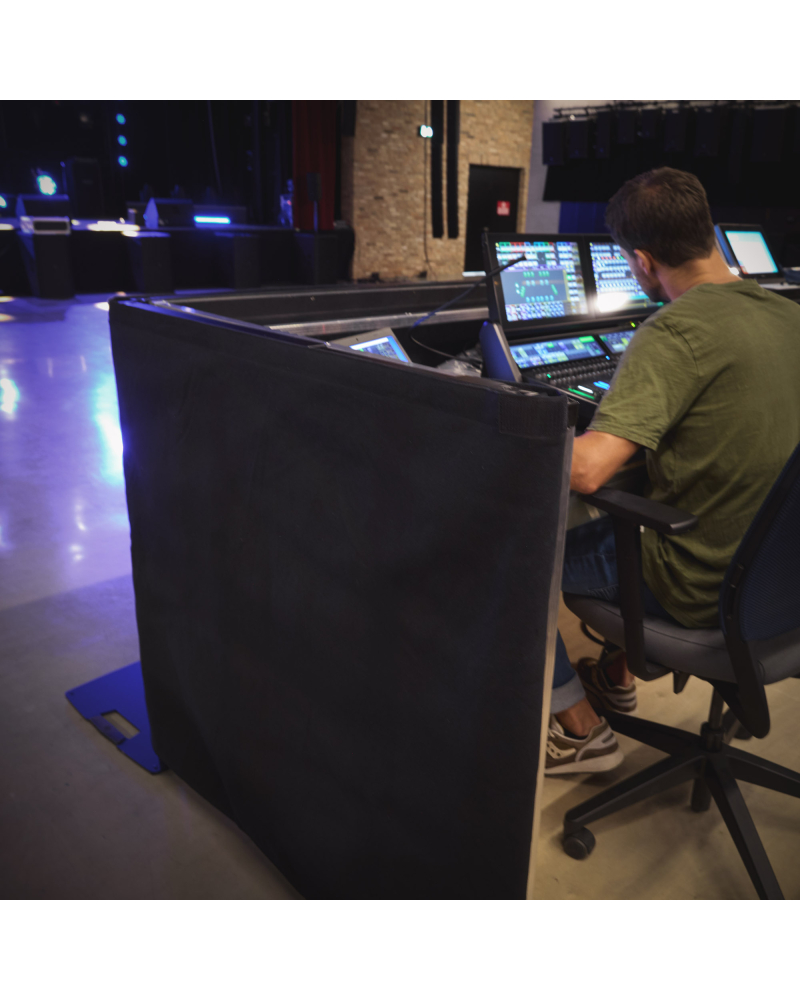 Gravity PAD T M Średniej długości poziomy drążek teleskopowy do systemu kurtyn rurowych i zasłonowych