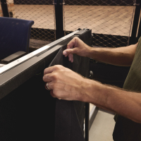 Gravity PAD T S Krótki poziomy drążek teleskopowy do systemu kurtyn rurowych i zasłonowych