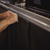 Gravity PAD T S Krótki poziomy drążek teleskopowy do systemu kurtyn rurowych i zasłonowych