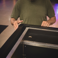 Gravity PAD T S Krótki poziomy drążek teleskopowy do systemu kurtyn rurowych i zasłonowych