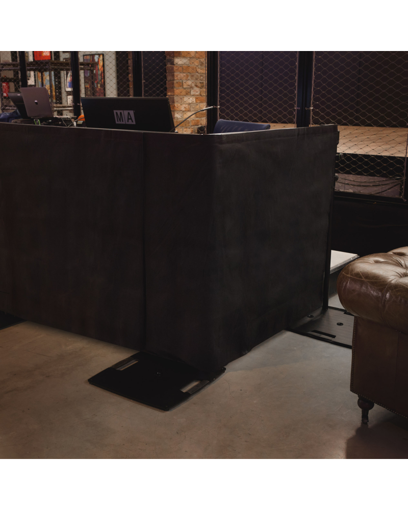 Gravity PAD T S Krótki poziomy drążek teleskopowy do systemu kurtyn rurowych i zasłonowych