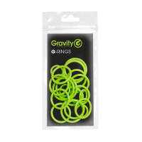 Gravity RP 5555 GRN 1 Uniwersalny zestaw pierścieni Gravity, jaskrawozielony