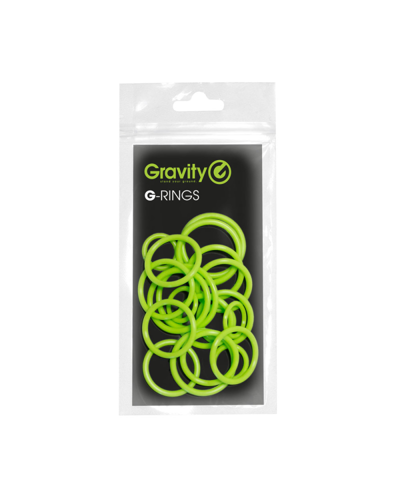 Gravity RP 5555 GRN 1 Uniwersalny zestaw pierścieni Gravity, jaskrawozielony