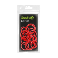 Gravity RP 5555 RED 1 Uniwersalny zestaw pierścieni Gravity, czerwony