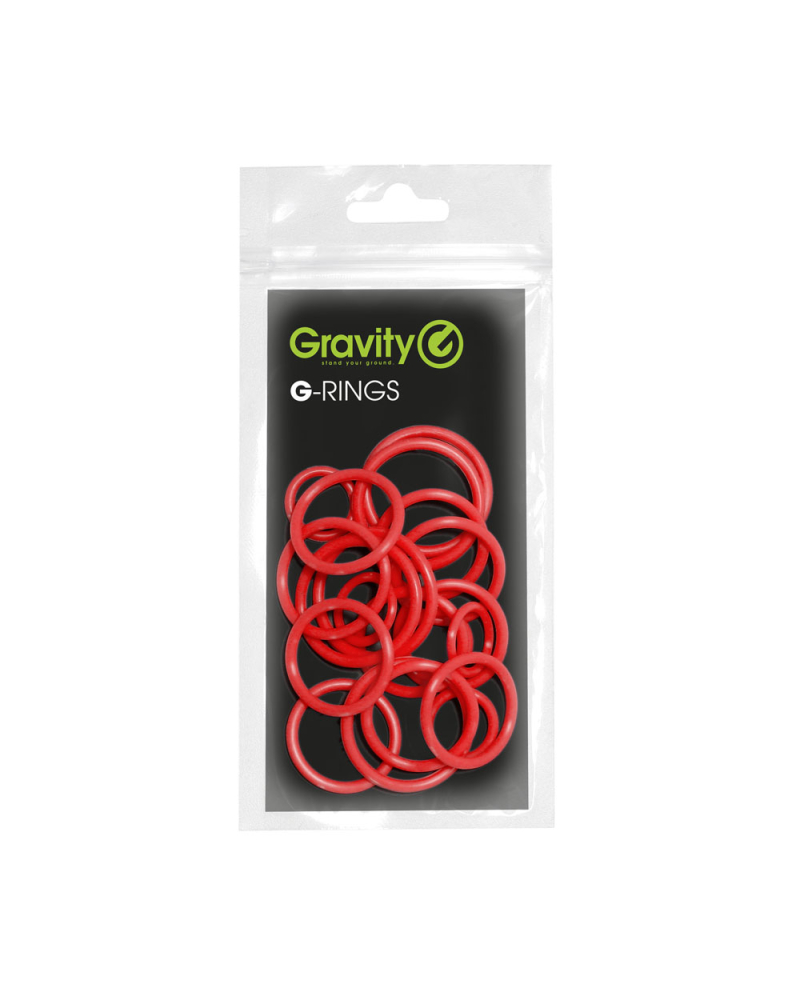 Gravity RP 5555 RED 1 Uniwersalny zestaw pierścieni Gravity, czerwony