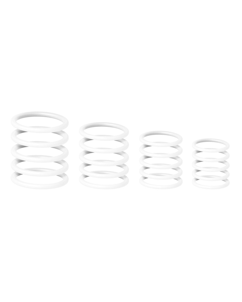 Gravity RP 5555 WHT 1 Uniwersalny zestaw pierścieni Gravity, biały
