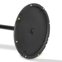 GRAVITY SP 3202 LR B Stojak do monitorów studyjnych z dużą okrągłą podstawą