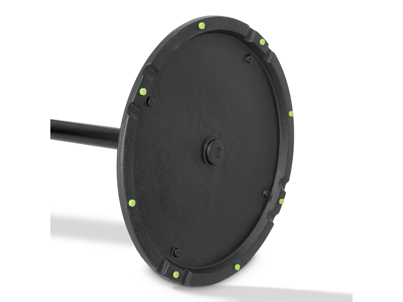 GRAVITY SP 3202 LR B Stojak do monitorów studyjnych z dużą okrągłą podstawą
