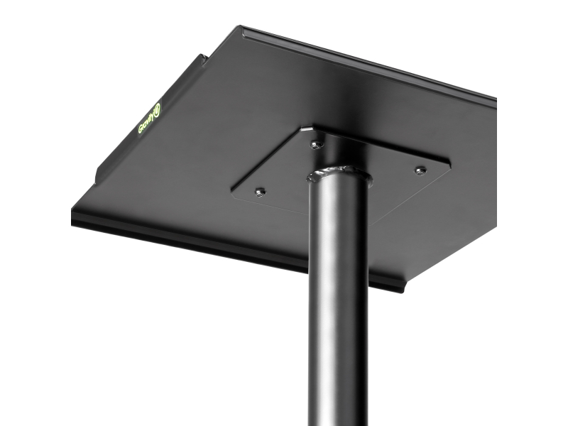 GRAVITY SP 3202 LR B Stojak do monitorów studyjnych z dużą okrągłą podstawą