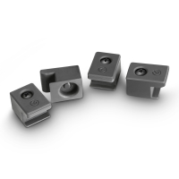 GRAVITY SSP WB SET 1 W Statyw głośnikowy z podstawą i żeliwnym obciążnikiem, biały