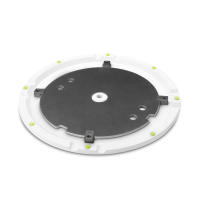 GRAVITY SSP WB SET 1 W Statyw głośnikowy z podstawą i żeliwnym obciążnikiem, biały