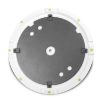 GRAVITY SSP WB SET 1 W Statyw głośnikowy z podstawą i żeliwnym obciążnikiem, biały