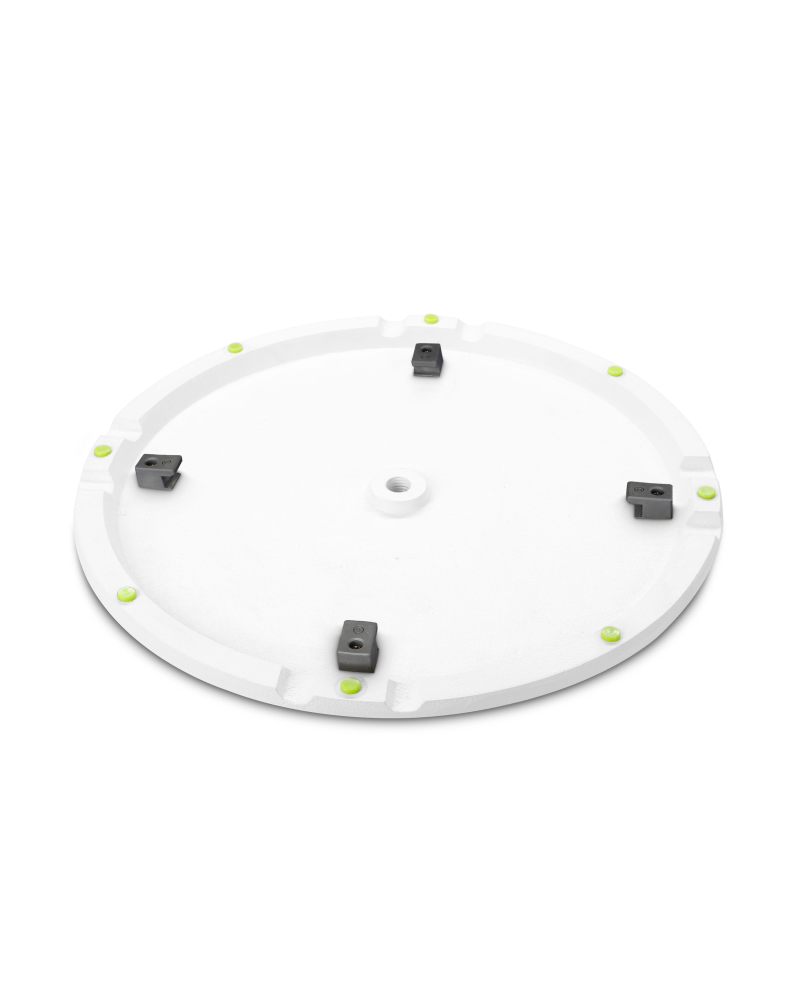 GRAVITY SSP WB SET 1 W Statyw głośnikowy z podstawą i żeliwnym obciążnikiem, biały