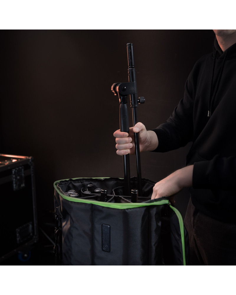 Gravity TBG MS 6 B Torba transportowa Touring dla maksymalnie 6 statywów mikrofonowych, z kółkami