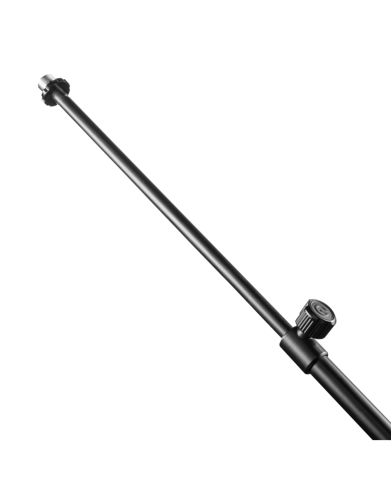 Gravity TMS 2222 Krótki statyw mikrofonowy z serii Touring z okrągłą podstawą i teleskopowym wysięgnikiem z regulacją w dwóch punktach