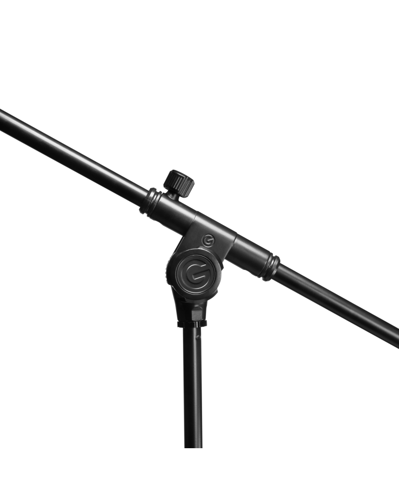 Gravity TMS 2322 Statyw mikrofonowy z serii Touring z okrągłą podstawą i teleskopowym wysięgnikiem z regulacją w dwóch punktach