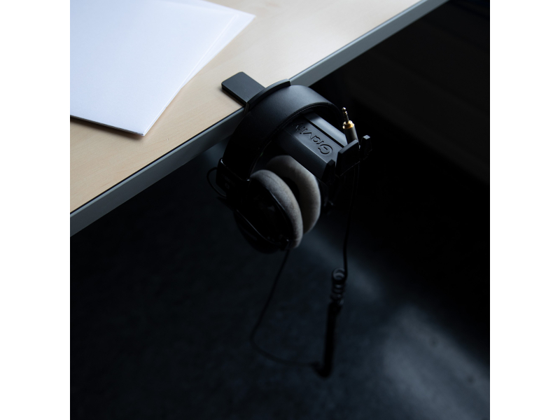 GRAVITY HP HTC 01 B Uchwyt na słuchawki – mocowanie do stołu
