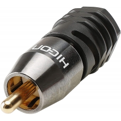 HICON HI-CM0.8/3.7-SM wtyk kablowy RCA cinch hard gold