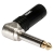 HICON HI-J63MA04 Wtyk kablowy duży JACK 6,3 mm kątowy pozłacana końcówka