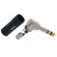 HICON HI-J63SA04 Wtyk duży Jack 6.3 mm kątowy pozłacana końcówka