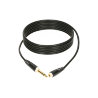 KLOTZ AS-EX60 Lekki przedłużacz słuchawkowy, TRS 6,3 mm - gniazdo TRS 3,5 mm Różne długości