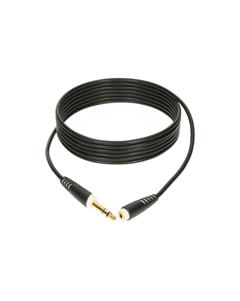 KLOTZ AS-EX60 Lekki przedłużacz słuchawkowy, TRS 6,3 mm - gniazdo TRS 3,5 mm Różne długości
