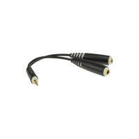 KLOTZ AYB-3 adapter Y Mini jack stereo TRS 3.5 mm - 2x gniazdo TRS 6.3 mm