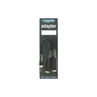 KLOTZ AYB-3 adapter Y Mini jack stereo TRS 3.5 mm - 2x gniazdo TRS 6.3 mm