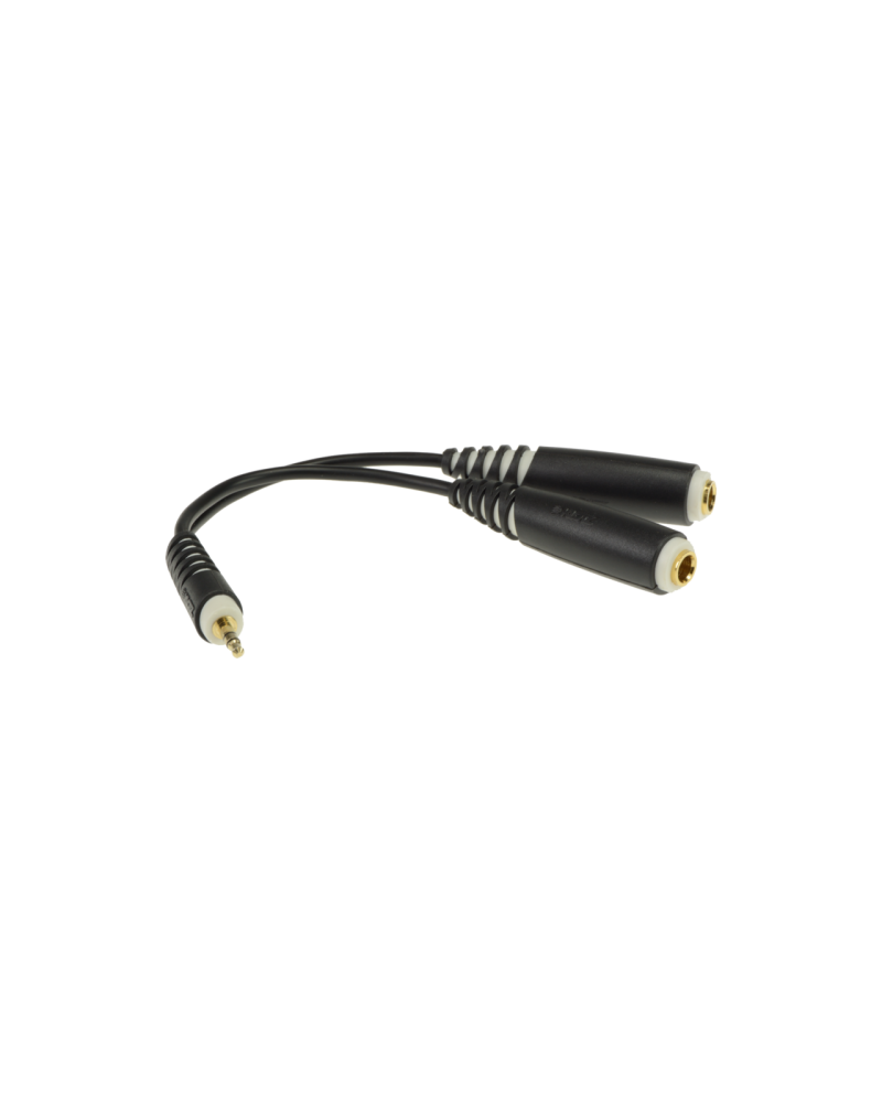 KLOTZ AYB-3 adapter Y Mini jack stereo TRS 3.5 mm - 2x gniazdo TRS 6.3 mm