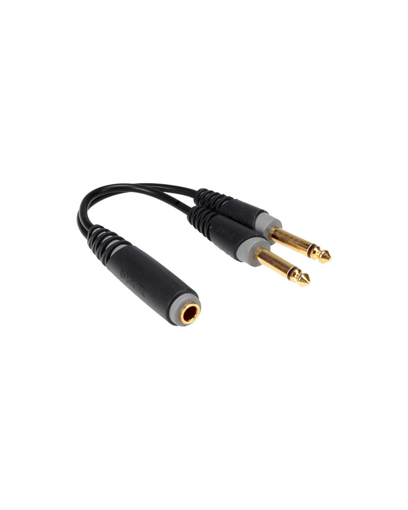KLOTZ AYU-5 Adapter Y - gniazdo mono TS 6,3 mm - 2x TS 6,3 mm